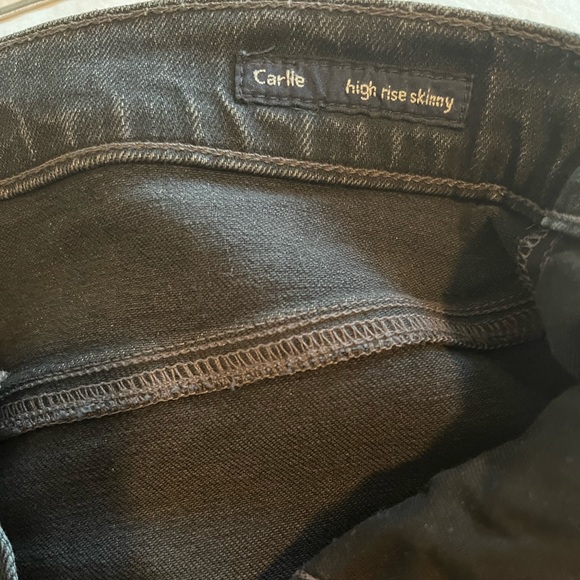 Citizens of Humanity Premium Vintage Charlie High Rise Skinny Jeans Darkside - Picture 2 of 9